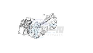 BOULEVARD - 100 CC 4T drawing ENGINE