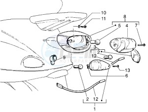 ET4 125 drawing Rear Tail light