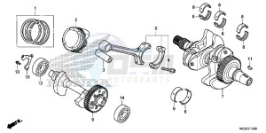 NC700SAD NC700S ABS 2ED - (2ED) drawing CRANKSHAFT/ PI STON