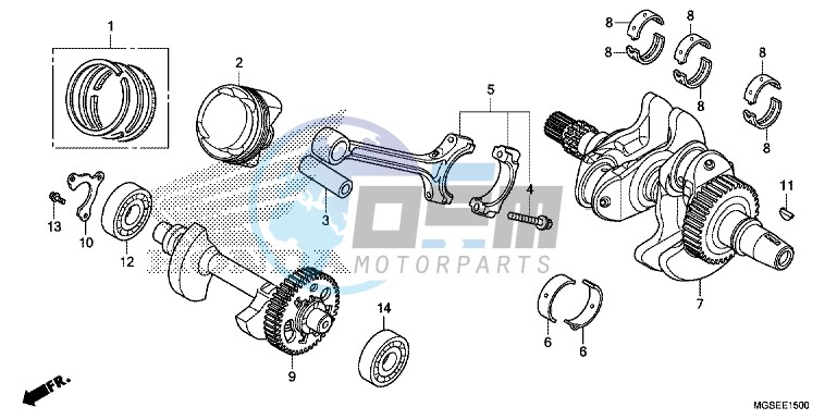 CRANKSHAFT/ PI STON