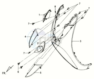 MIO 50 drawing FR PLATE / INDICATORS