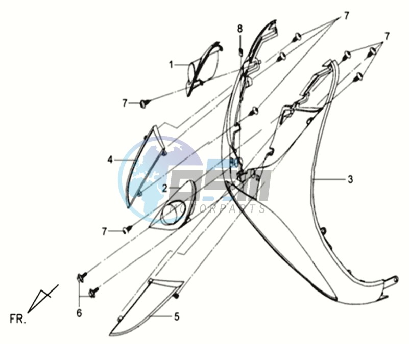 FR PLATE / INDICATORS