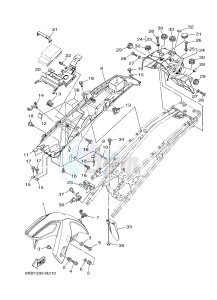 XT1200ZE SUPER TENERE ABS (2KBF) drawing FENDER