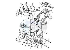 FZ6 600 drawing FRAME