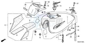 VT750C9 E / MKH MME drawing FUEL TANK