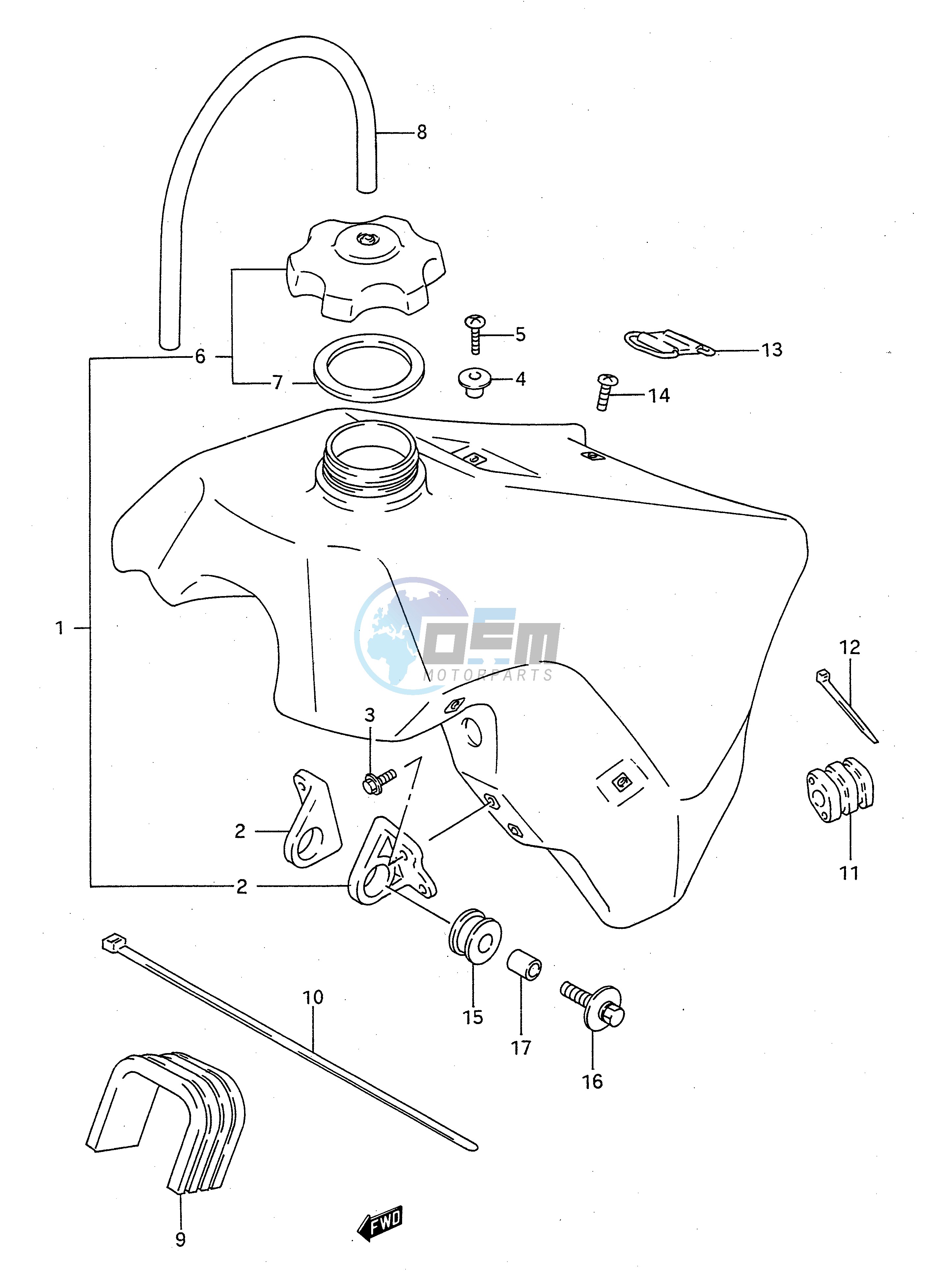 FUEL TANK (MODEL N)