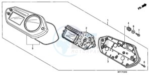 XL700V9 UK - (E / MKH SPC) drawing METER