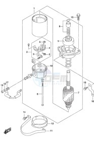 DF 30A drawing Starting Motor Remote Control