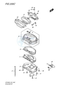 VZR1800BZ BOULEVARD EU drawing SPEEDOMETER