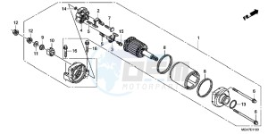 CBR600FAC drawing STARTING MOTOR