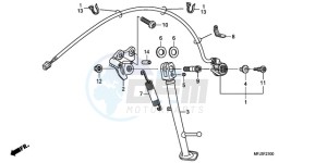 CBR600RA9 Europe Direct - (ED / ABS MME) drawing STAND