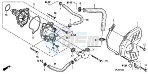 CBR600RR9 UK - (E / SPC) drawing WATER PUMP