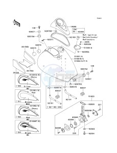 VN 800 A [VULCAN 800] (A6-A9) [VULCAN 800] drawing FUEL TANK