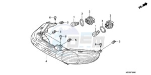 NSA700A9 Europe Direct - (ED / MME) drawing COMBINATION LIGHT