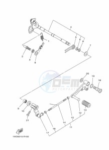 MT-03 MTN320-A (B9A8) drawing SHIFT SHAFT