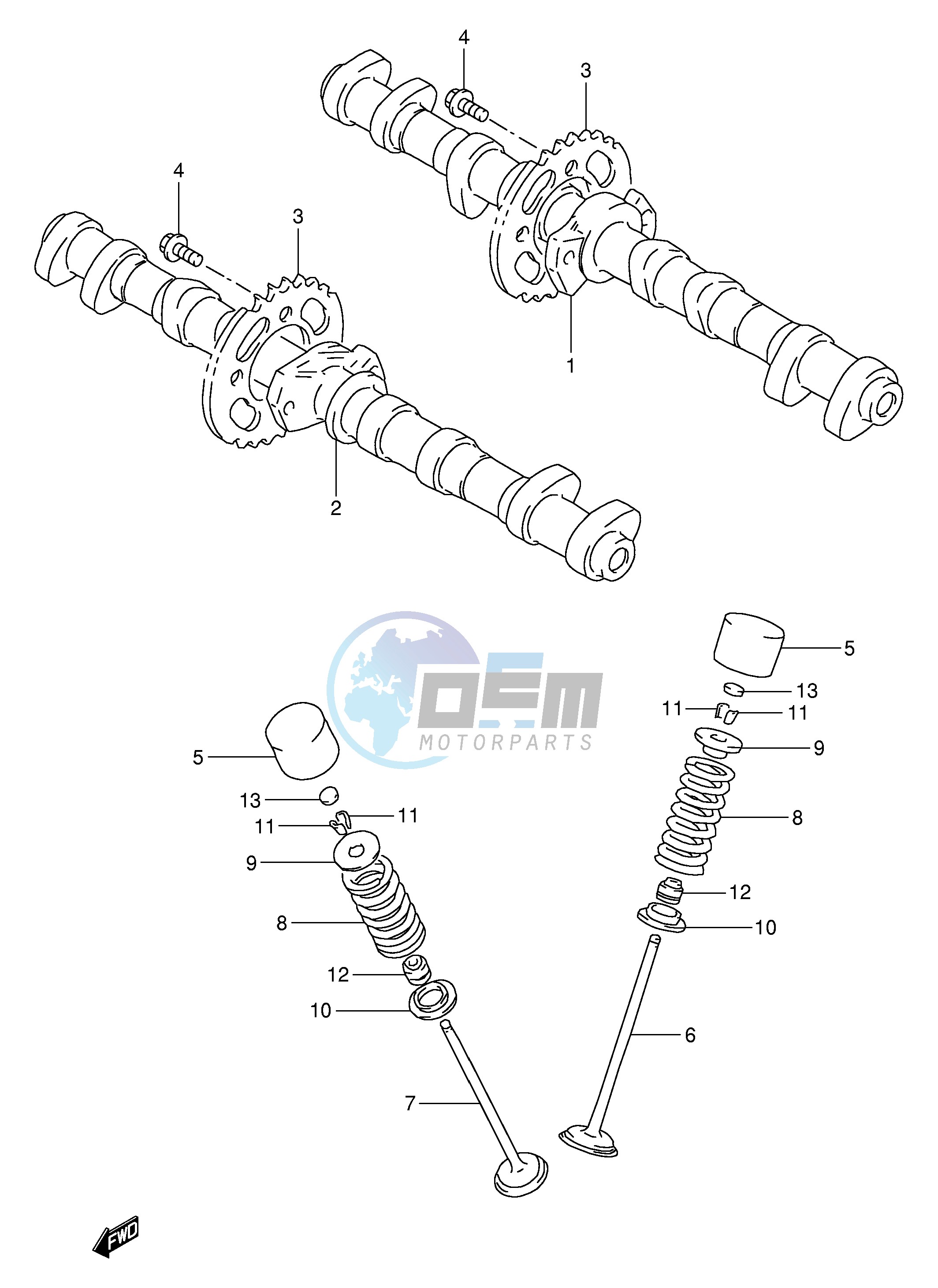 CAM SHAFT - VALVE