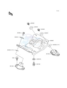 JH 750 G [XI SPORT] (G1-G2) [XI SPORT] drawing ENGINE MOUNT