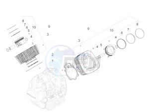 V9 Bobber 850 (USA) drawing Cylinder - Piston