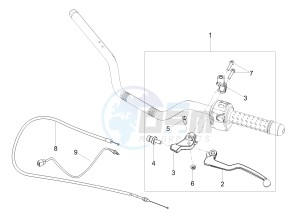 V7 III Special 750 e4 (APAC) drawing Clutch control