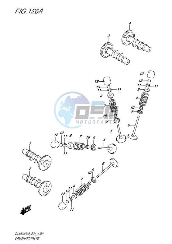 CAMSHAFT, VALVE