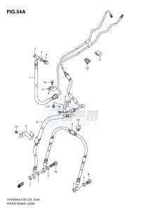 SFV650 (E3-E28) Gladius drawing FRONT BRAKE HOSE(SFV650AL0)