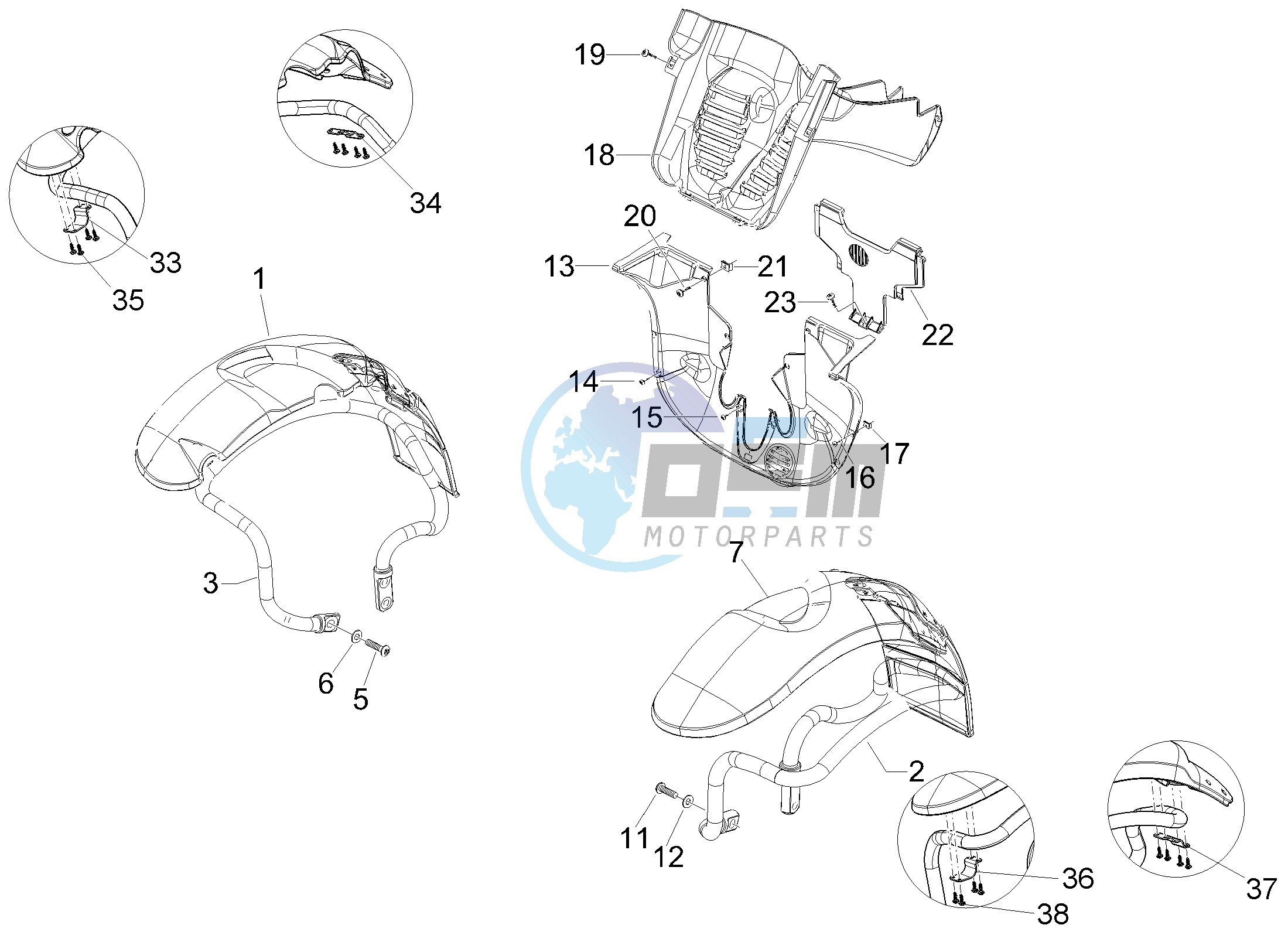 Wheel housing - Mudguard