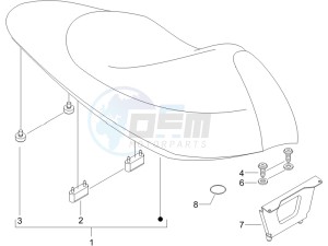 Runner 50 Pure Jet drawing Saddle seats - Tool roll