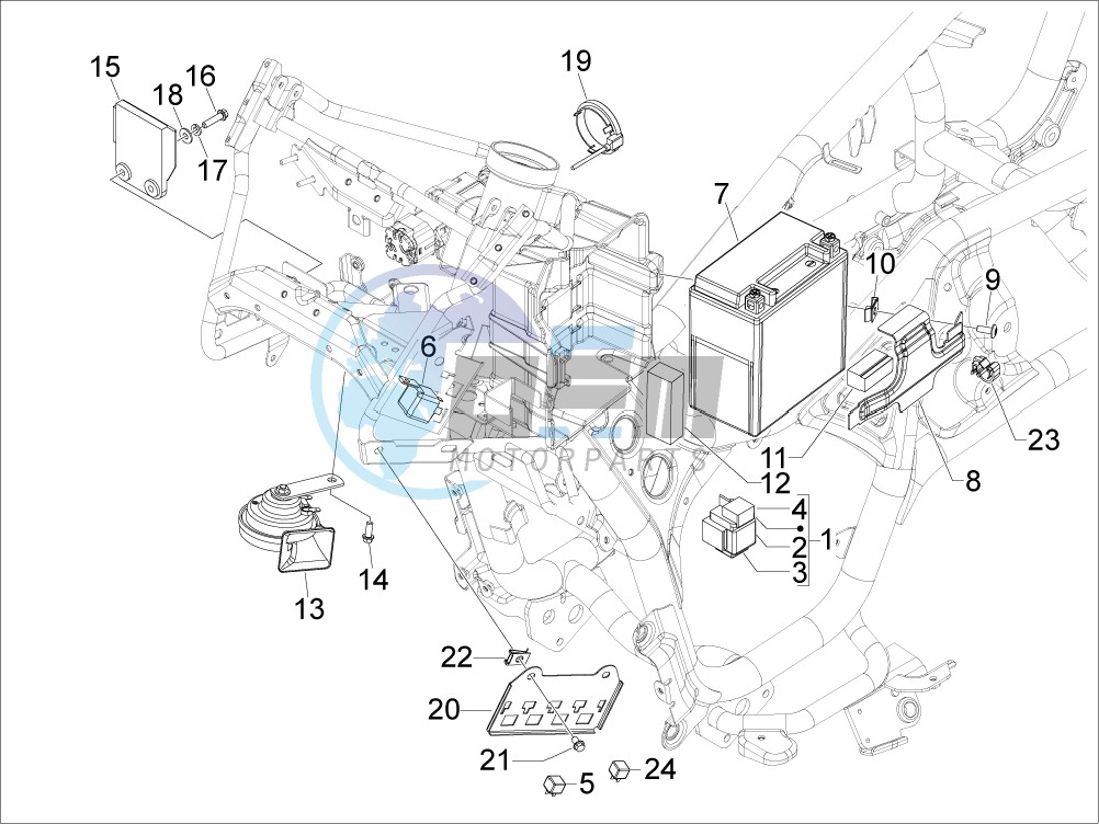 Remote control switches - Battery - Horn