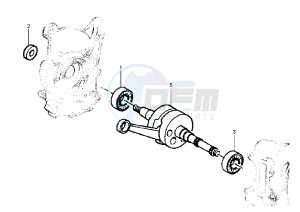 LIBERTY 4T 50 drawing Crankshaft