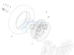 PRIMAVERA 50 4T-3V NOABS E4 (APAC) drawing Rear wheel