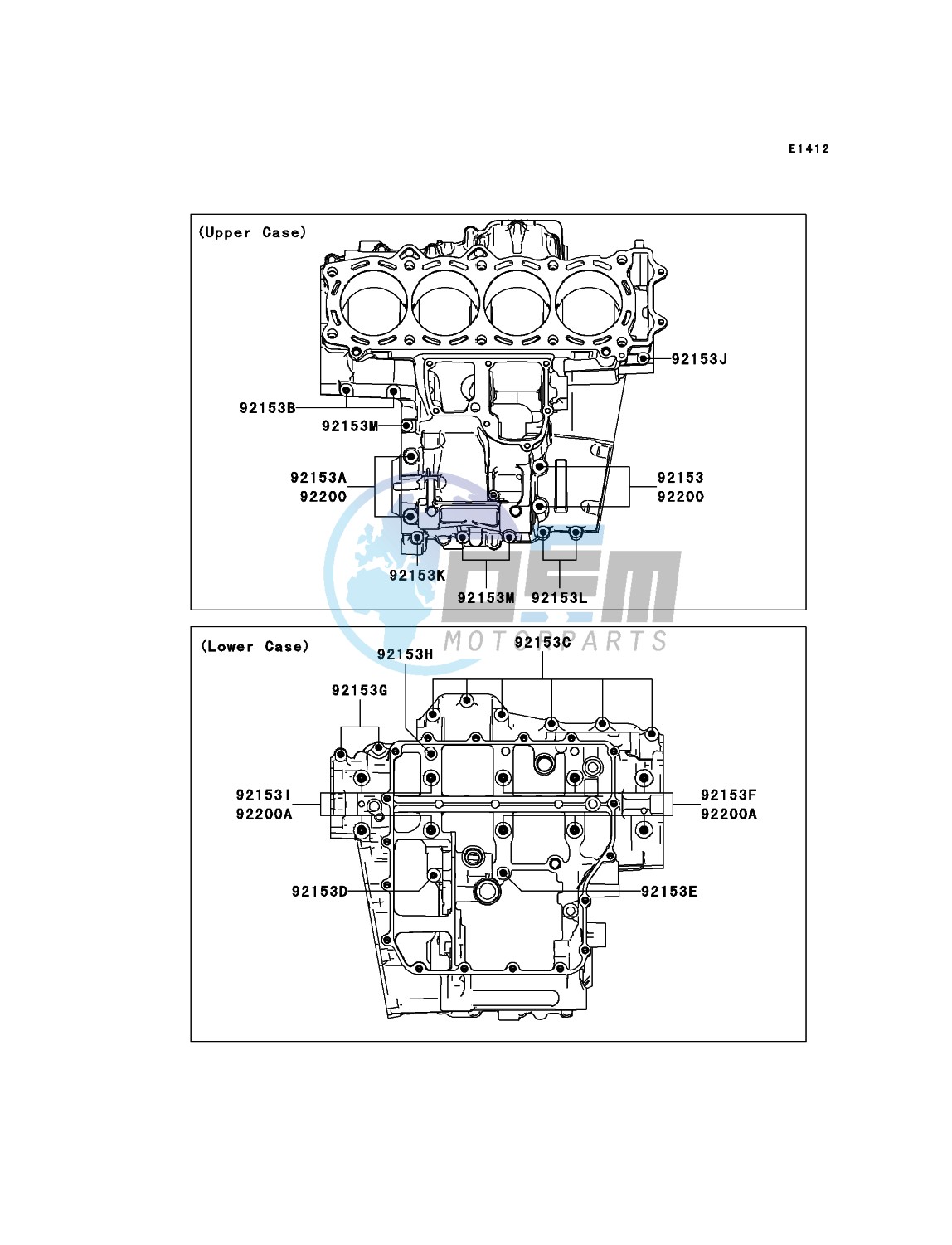 Crankcase Bolt Pattern