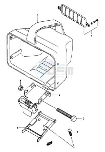 LT-F250 1997 drawing HEADLAMP HOUSING