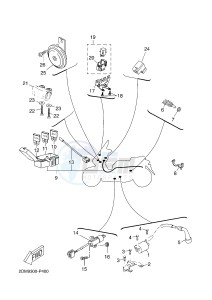 YP125R X-MAX125 X-MAX (2DME 2DME 2DME) drawing ELECTRICAL 2