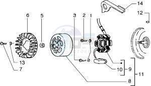 Diesis 50 drawing Flywheel magneto