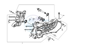 BOULEVARD - 50 CC 4T EU2 25 KM/H drawing CRANKCASE