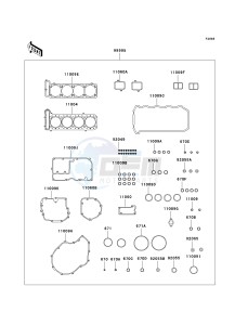 ZX 1100 D [NINJA ZX-11] (D4-D6) [NINJA ZX-11] drawing GASKET KIT