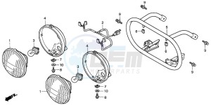 SFX50S drawing HEADLIGHT (2)