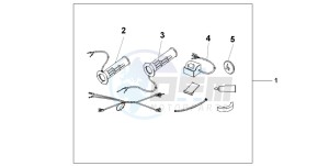 CBR600F drawing GRIP HEATER SS/ON-OF