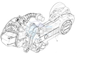 LIBERTY 50 (EMEA) drawing Engine, assembly