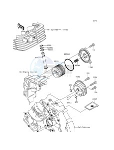 KLX150L KLX150EEF XX (EU ME A(FRICA) drawing Oil Pump