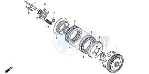 CG125M drawing CLUTCH (1)