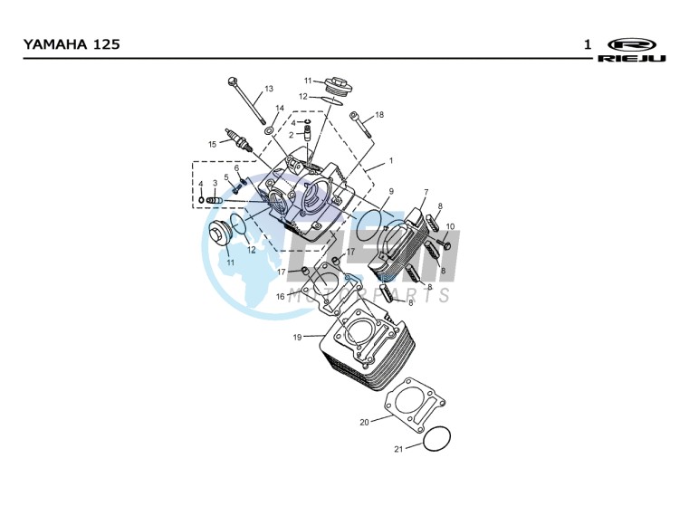 CYLINDER HEAD - CYLINDER  EURO2