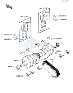 ZN 700 A [LTD SHAFT] (A1-A2) [LTD SHAFT] drawing CRANKSHAFT