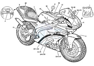 MITO EVOL.125 drawing LABEL COLOR “E”