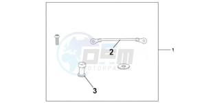 CBR1000RA9 U / ABS MME SPC drawing TANK BAG ATT KIT