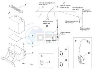 RS4 50 2t drawing Central electrical system