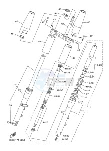 XVS1300A MIDNIGHT STAR (11C7) drawing FRONT FORK