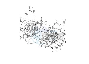 ATV 660 drawing CRANKCASE