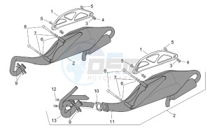 SR 50 IE-Carb drawing Exhaust pipe