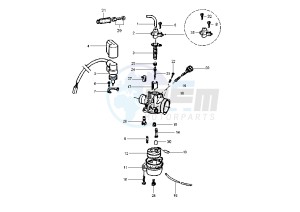 Zip 50 drawing Carburetor